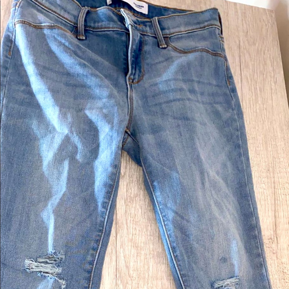 old navy ballerina blue jeans